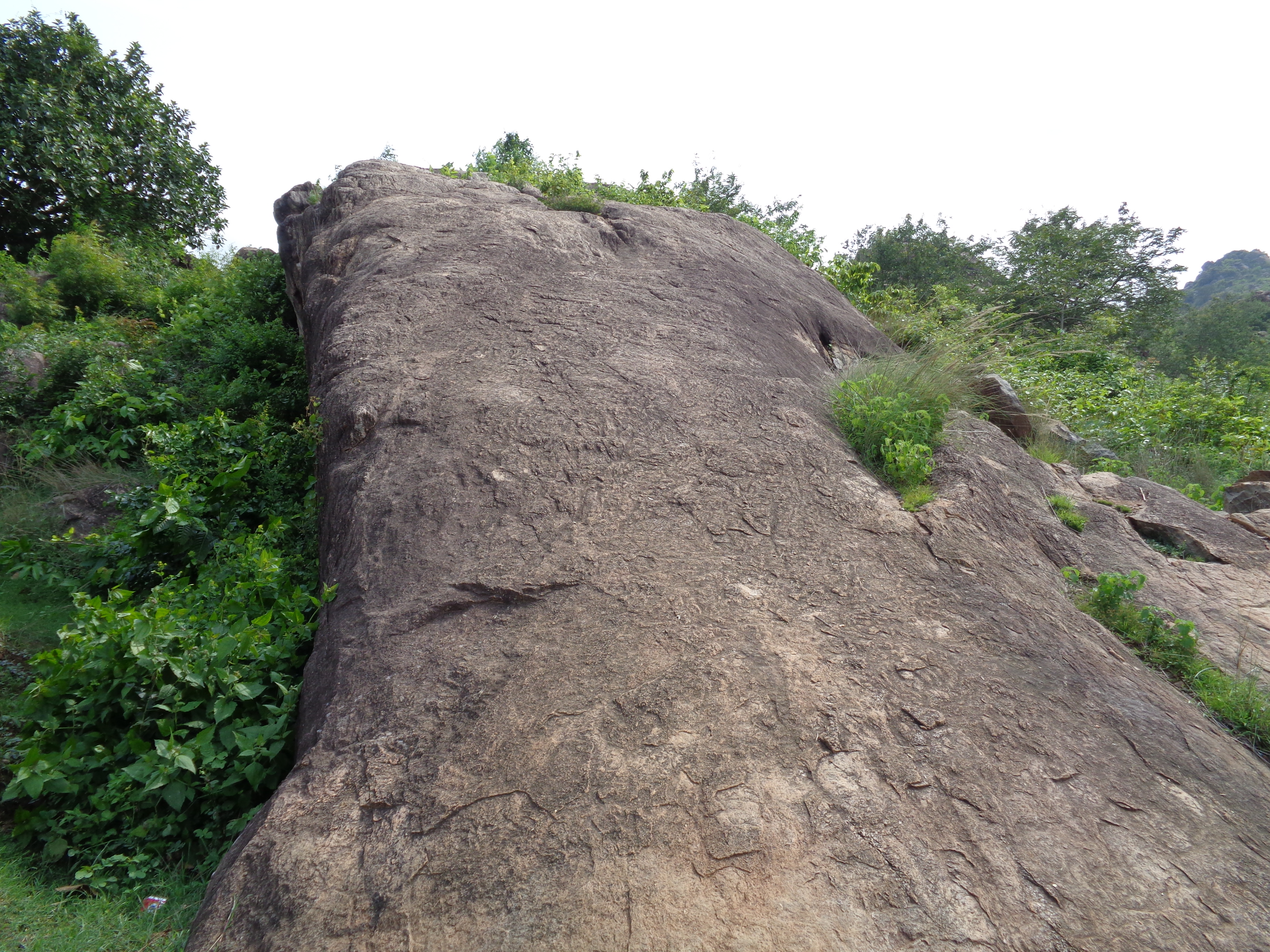 View from road of Serenda Pathara (Slide Stone)